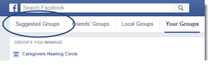 suggessted facebook groups