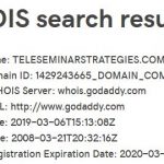 WHOIS Teleseminar Strategies